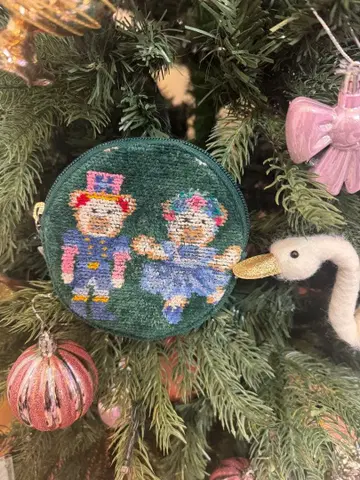 FEILER 리베&릴리아 너트 크래커 파우치 페이러 홀리데이