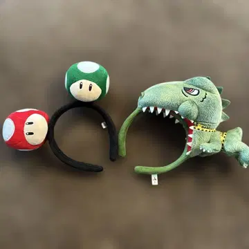 USJ 키노피오와 공룡 머리띠 2점