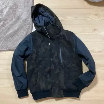 GLOBAL WORK 카모플라쥬 다운 자켓