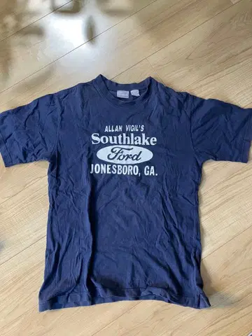 Ford 티셔츠 M 네이비 빈티지