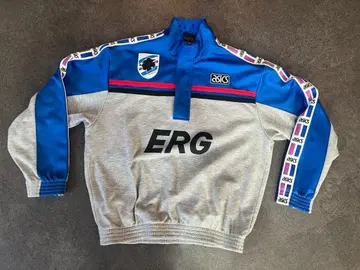 [ LL 사이즈 ] 90s 아식스 asics 삼프도리아 하프 지퍼 맨투맨