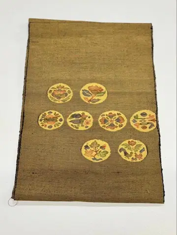 나고야 오비 꽃과 잎의 무늬 오타이코 무늬