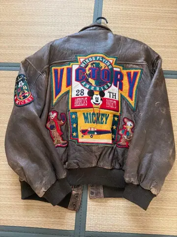 미키마우스 가죽 자켓 ID# 33