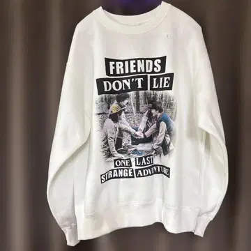 GU 기묘한 이야기 헤비웨이트 맨투맨 L