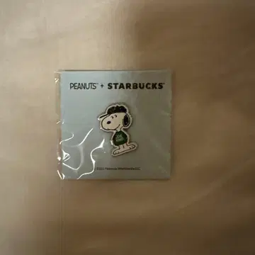 PEANUTS 스누피 핀 배지 Starbucks