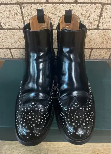 Church's 처치 케츠비 스터드 첼시 사이드 고어 부츠