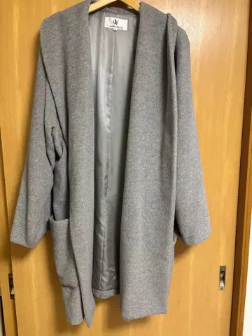 그레이 오픈 프론트 롱 코트 46 온워드 카시야마