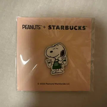 스누피 핀 배지 PEANUTS + STARBUCKS