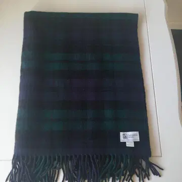 캐시미어 100% 존스턴즈 대형 스톨 블랙워치