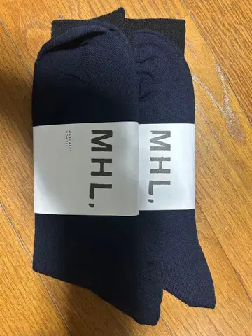 MHL. 네이비 삭스 2켤레 세트