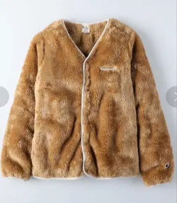 Champion 보아 자켓 브라운