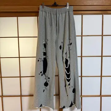 24SS amok Damage Layered Sweat Pants