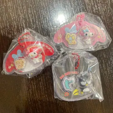 마이멜로디 배드마츠마루 키링 3개 세트