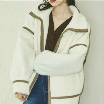 EMODA 보아 코트 택 포함 미사용 새상품