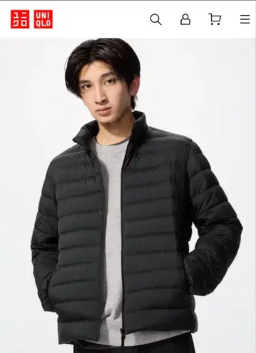 유니클로 울트라 라이트 다운 재킷 NANODESIGN M 블랙