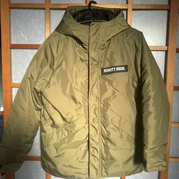 SCHOTT BROS. 올리브 다운 자켓 M
