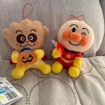 호빵맨 크림팬더 봉제 인형 세트