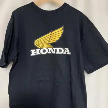 HONDA 윙 로고 T셔츠 XL 블랙