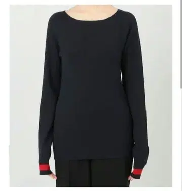 라빠르망 Sleeve Border 보트넥 니트