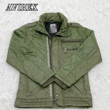 새상품급 AVIREX M-65 퀼팅 자켓 카키 올리브 M 사이즈