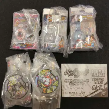 요괴워치 미니어처 패키지 컬렉션 가챠 전 5종 컴플리트