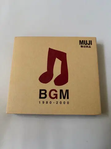 무인양품 BGM MUJI BGM 1980-2000 3장 세트 CD