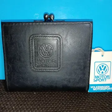 폭스바겐 모터스포츠 이단 접이식 지갑 퍼플