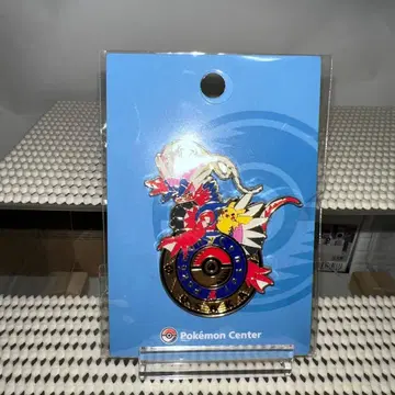 [ 미개봉 ] 포켓몬 센터 오사카 한정판 로고 핀즈 코라이돈 피카츄 4