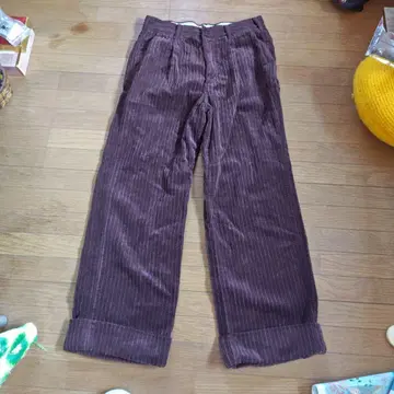 Lee 코듀로이 와이드 팬츠 퍼플