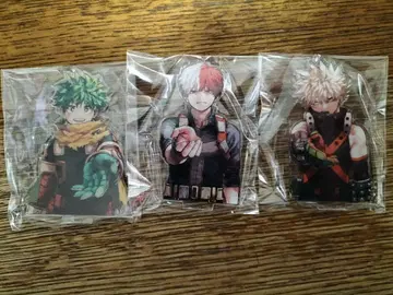 아크릴 스탠드 3체 세트 미도리야 이즈쿠, 토도로키 쇼토, 바쿠고 카츠키