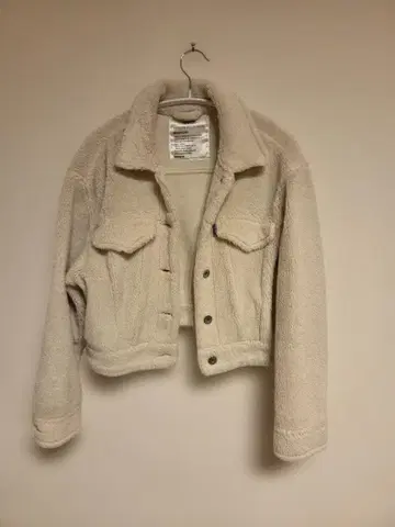 snidel 보아 숏 자켓 크림