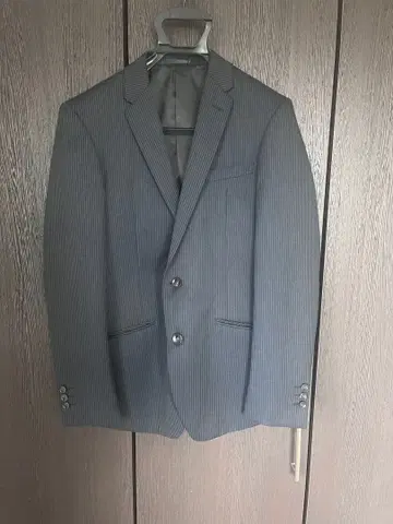 Y5 스트라이프 비즈니스 정장 세트 네이비