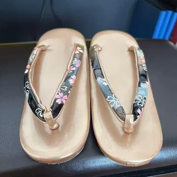 꽃무늬 스트랩 조리 L 사이즈