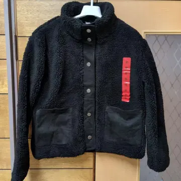 블랙 플리스 자켓 M 사이즈