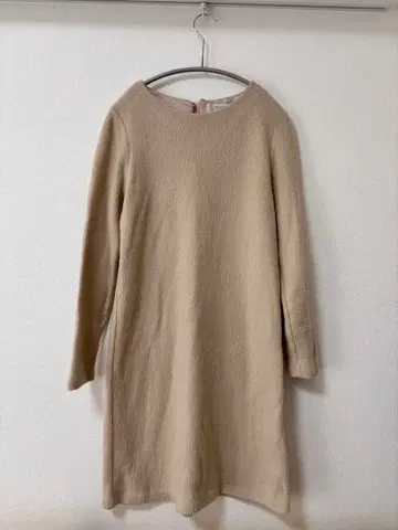 BEAUTY&YOUTH 베이지 니트 원피스 무릎 기장