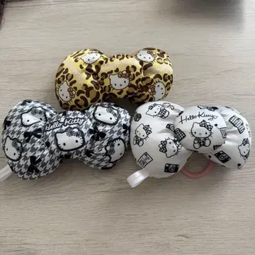 [새상품] 헬로키티 한정판 헤어 액세서리 3개 세트