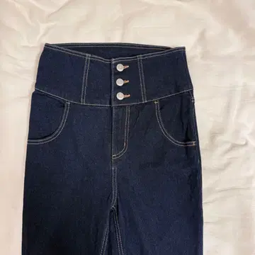 다크 블루 스키니 데님 하이웨스트