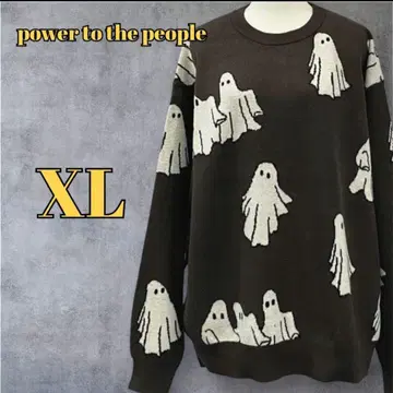 새상품급 power to the people 오바케 니트 스웨터 XL