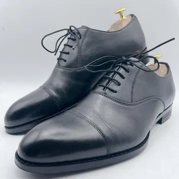 컨디션 최상 마드라스 스트레이트 팁 내피 비즈니스 슈즈 블랙 25.5cm