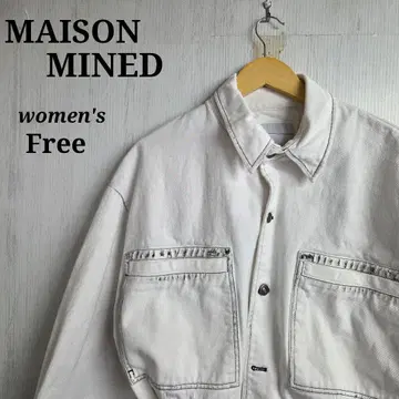 MAISON MINED 여성용 자켓 프리 사이즈 화이트