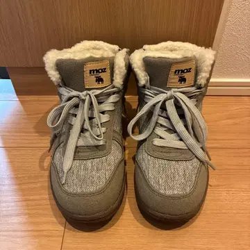 moz 그레이 하이컷 스니커즈