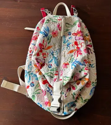 Desigual 데시구알 멀티 포지션 자수 미들 백팩