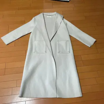 doudou 베이지 롱 코트