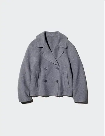 더블 페이스 숏코트 릴랙스 핏 UNIQLO