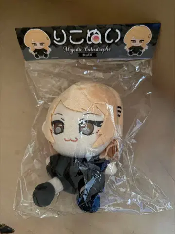 사사키 리코 라이브 RE;VERSI 봉제 인형 블랙 리코누이