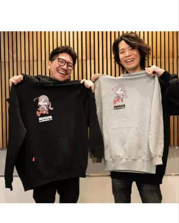 세븐즈tv 시치후쿠 아카네 후드티 그레이 XL