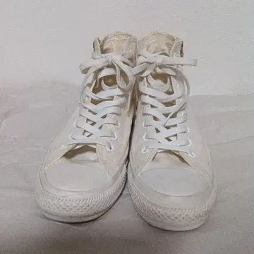 컨버스 올스타 화이트 지퍼 하이컷