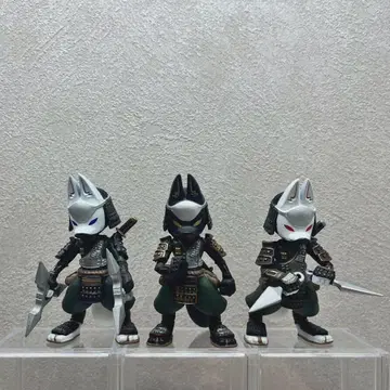 닌자 여우 전뇌 목수 피규어 3체 세트 컴플리트