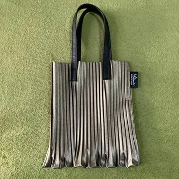 디오니스 플리츠백 일본제 샴페인 골드 S