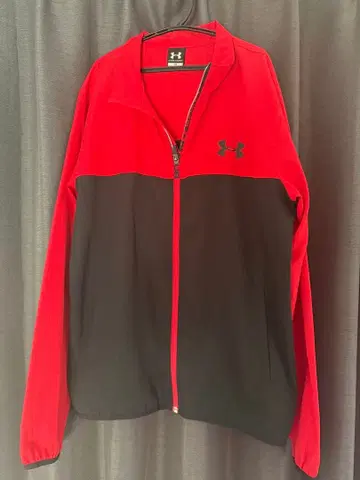 언더아머 저지 상하의 세트 레드/블랙